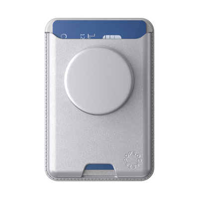 Secondary image for hover Silver —  Softgoods PopWallet+ for MagSafe